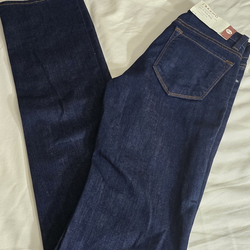 J brand the cigarette leg slim fit mid rise jeans sz 24 nwt - Picture 4 of 9